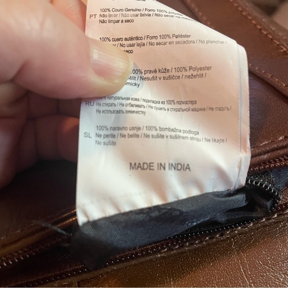 Ashwood Brown Leather Adjustable Crossbody Bag/Purse OS - Picture 15 of 15